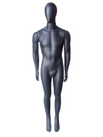 Manequim brao reto preto masculino