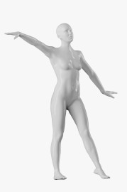  Manequim feminino realista importado 3D ultra brilho artistico