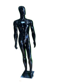Manequim Articulado Fitness Preto Masculino