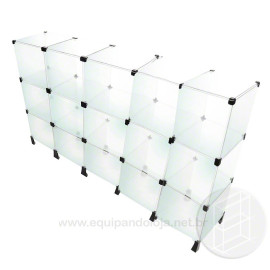 Balc�o Modular De Vidro 1.50 M De Largura