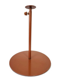 Expositor de balco baixo tipo pedestal com base