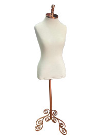 Busto branco tipo costureiro cabea pitoco