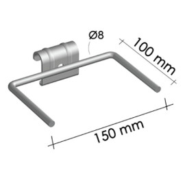 Suporte Calados U para Rgua