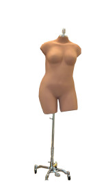 Busto com pedestal com rodzios feminino GG