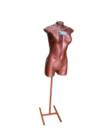 Busto feminino savana em de fibra com pedestal