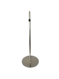 Pedestal cromado simples