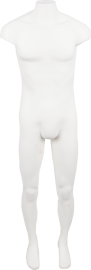 Expositor masculino pl�stico corpo inteiro sem bra�os branco