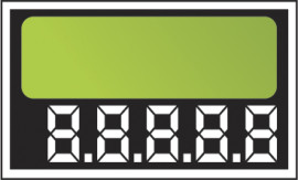 Etiqueta de preo numerada verde
