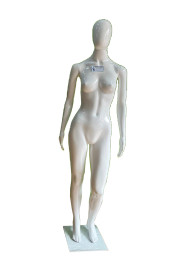 Manequim branco Feminino pernas pose brilhante