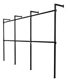 Arara instalao de parede com 3 modulos