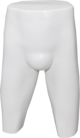 Expositor bertmuda masculino shorts pernas curtas branco em pl�stico