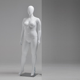 Manequim feminino pluz size branco importado