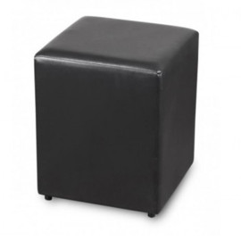 Puff decorativo dado quadrado cor preto