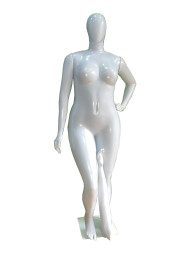 Manequim Feminino branco 3 braos plus size GG