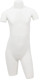 Expositor masculino juvenil pl�stico corpo inteiro sem bra�os sem cabe�a sem pernas branco