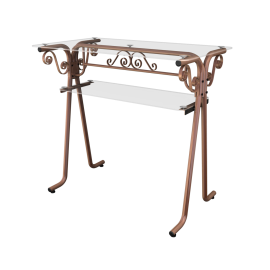 Balco de atendimento rose retro
