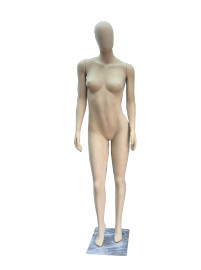 Manequim Feminino Fitness Mo Reta Aveludado Bege