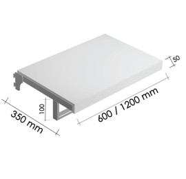 Prateleira Arara MDF 30x10