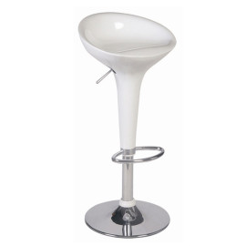 Banqueta Tulipa Abs Giratria Bar Vermelha