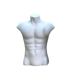 Manequim Busto Masculino Branco Camiseta Regata