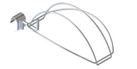 Expositor de bone cremalheira rgua