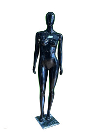Manequim Articulado Fitness Preto feminino