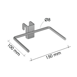 Suporte Calados U para Rgua 30x10