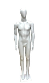 Manequim Masculino branco brao reto
