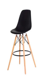 Banqueta Alta Eiffel Eames