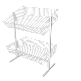 Cesto duplo branco