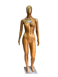 Manequim rose gold Feminino braos retos pernas pose