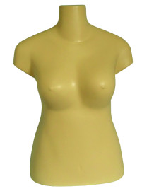 Busto feminino Plus size (na cor bege)