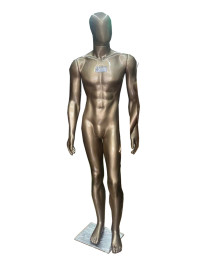 Manequim De Fibra masculino Cor Champanhe