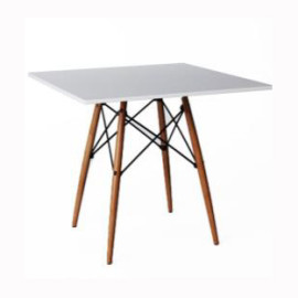 Mesa Eiffel Eames 80 cm Tampo Branca