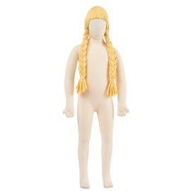 Manequim flex kit idade 14 a 16 anos feminino cabelos compridos amarelos