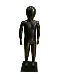 Manequim infantil fibra braos retos cor preto