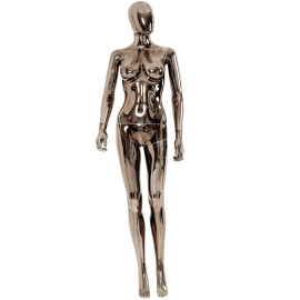  Manequim feminino brilhante braos e pernas retas preto