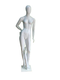 Manequim Feminino branco 3 braos magra