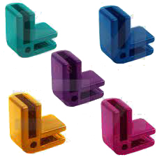 Conectivo simples L fechado colorido 