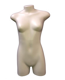 Busto Jo Perninha branca corpo mdio em plstico