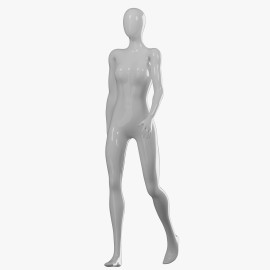 Manequim feminino realista importado 3D ultra brilho andando