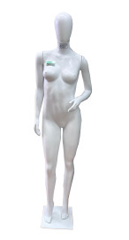 Manequim feminino brao pose em fibra branco