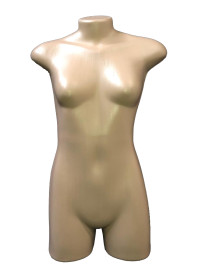Busto Bouty bege corpo mdio em plstico