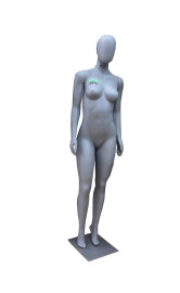 Manequim Feminino cinza mo pose