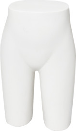 Expositor de bermudas e langerie branco pernas curtas