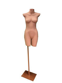 Busto em pedestal bege sem brao