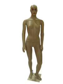 Manequim feminino braos retos em plstico rosto face