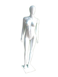 Manequim Branca polietileno Feminino braos pose