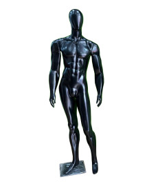 Manequim Masculino Bombado preto