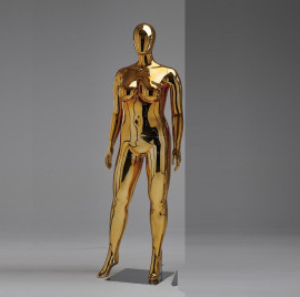 Manequim feminino pluz size gold importado